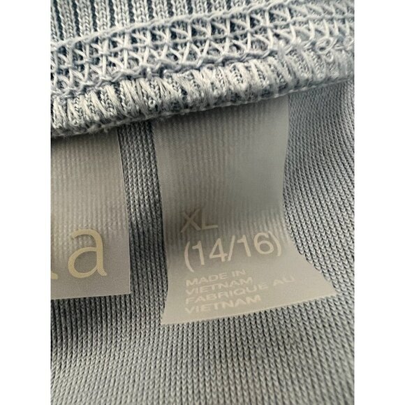 New ZELLA GIRL Kids' Size XL (14/16) Cozy Active Luxe velour Top Blue Cashmere - Picture 7 of 11